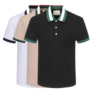 Diseñador de lujo para hombre polos camiseta moda negocios casual manga corta 100% algodón de alta calidad transpirableCultiva tu rayaYardas grandesM-3XL