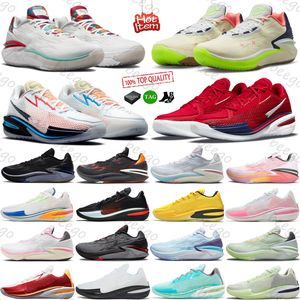 Con los zapatos de baloncesto Box zoom GT Cut 2 Cuts 1 para hombres mujeres Ghost Black Hyper Crimson Team USA Think Pink Black White Cutsneakers hombres mujeres entrenadores deportivos