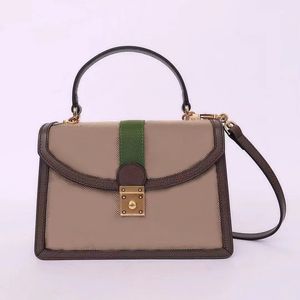 2022 Bolsos de mensajero de diseñador Bolso de mujer Cadena con solapa Bolso de hombro negro de cuero cruzado cuerpo ophidia Crossbody de lujo vintage Tote Satchel dicky0750 651055 sacoche