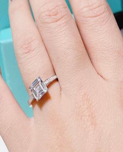 2022 Designer Rings for Women 925 Sterling Silver Claw Diamond Rings Marry Love Rings Betrokkenheid Wedding Sets Sieraden Luxe cadeau 1905199