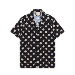 2022 Camisas de diseñador Pantalones cortos de playa para hombre Hawaii Camisa de bolos con estampado floral Camisas casuales Hombres Pantalones de manga corta Vestido variado