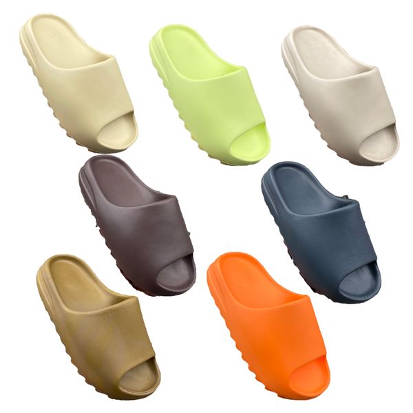2022 Zapatillas de diseño Hombre Mujer slider Sandalia Vermillion Mineral Blue Sandals Slide Zapatillas onyx Ochre pure RUNR MX Cream Clay Moon Grey Zapatos al aire libre 36-46