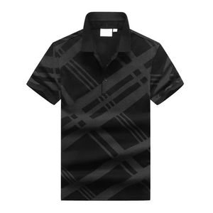 2022 Diseñador Stripe Polo Shirt T Shirts Serpiente Polos Bee Floral Bordado Mens High Street Fashion Horse Polo T-shirtM-3XL # 04