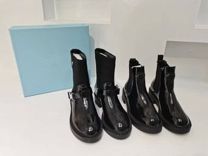 2022 Designer Femmes Bottines Mode Squad Chunky Botte De Luxe En Cuir De Veau Martin Hiver Dames Soie Cuir De Vachette Plate-Forme Plat Haut Baskets Chaussons H228