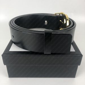 2022 Designer Ceinture pour femmes 10 styles Mode pour hommes Luxe large 3,8 cm grande boucle bronze et ceintures noires avec boîte