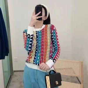 vrouwen trui trui truien vrouw ronde nek lange mouw losse top letter jacquard slanke bodem shirt lente herfst mode dames ontwerper vestiging