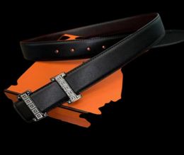 2022 Diseñadores Cinturón Mens Gold H Big Buckle Belt Luxurys Fashion Gurtel Cinturas genuinas Cinturas de cuero para la piel Classic Wistand A078354525