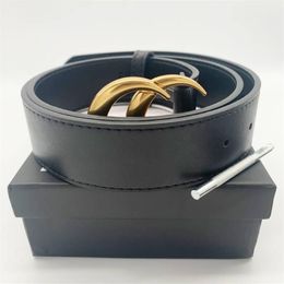 2022 Ontwerpers Riemen Dames Heren riem Casual Brief Gladde Gesp Breedte 2.0cm 2.8cm 3.4cm 3.8cm Met box298k