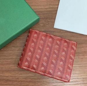 2022 Designers Classic Standard Wallets Box Packaging Purse Handtas creditcardhouder Fashion Men and Women Clutch Pols Walket met