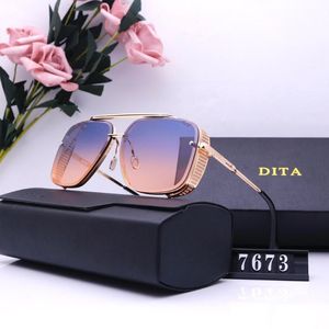 DITA – lunettes de soleil classiques de luxe de haute qualité, marque de styliste pour hommes et femmes, lentilles en verre métallique, 2022, 292I