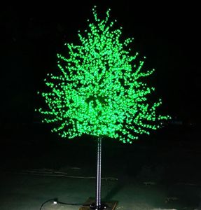 2022 DIY 1.5m 1.8m 2m 3M LED brillante Flor de cerezo Iluminación del árbol de Navidad Impermeable Jardín Paisaje Decoración Lámpara para la decoración del banquete de boda LLFA