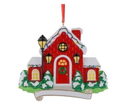 2022 DIY Christmas Decorations ornamenten Schroting Santa Claus Hangerhars Home Party Geschenken voor familie vrienden Groothandel A12