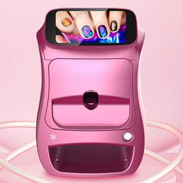 2022 Diy Digital Photo Mobile Nail Art Equipment Precio Impresora de esmalte de uñas Máquina de impresión de pulido Máquina de fabricación de impresoras de diseño de artes 3d Equipos