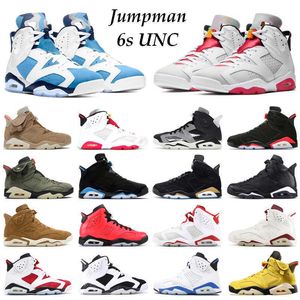 2022 Dress Shoes Jumpman 6 6S UNC Basketball British Khaki Electric Green Black Infrared Hare DMP Cat Angry Bull Marron Mens Trainers Sport