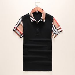 2022 Dropship Fashion Designer Heren Polos Shirts Mannen Korte Mouw T-shirt Originele Single Revers Shirt Jas Sportkleding Jogging Suit M-3XL # 14