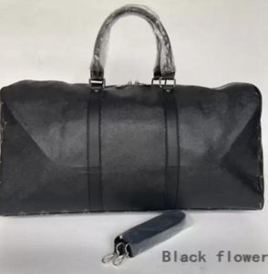 2022 Duffel Mens PU Leather Designer Travel Clutch on Bagage Bag Men Basketball bakken 55 50 PVC Clear Handtas Duffle Bag 118270J