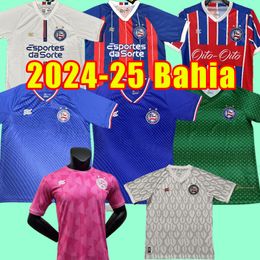 2024 EC Bahia Gilberto Soccer Jerseys Flavio Rodriguinho Home Away Women Football Shirt Club Camie Camisetas de Foolball Men Men de gardien de but