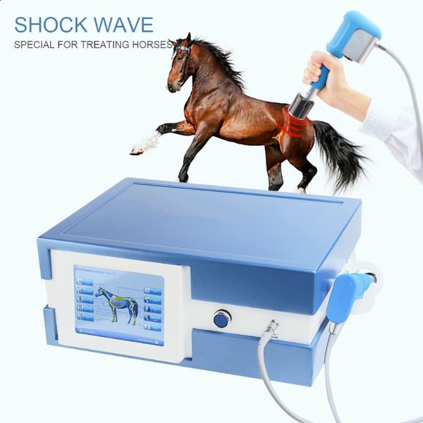 Otro equipo de belleza Tratamiento eficaz para caballos Sistema de terapia del dolor físico Máquina de ondas de choque extracorpóreas de ondas de choque acústicas a la venta