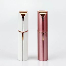 Depiladora facial para mujer, afeitadora de lápiz labial, recortador eléctrico de cejas, Mini afeitadora, 2022