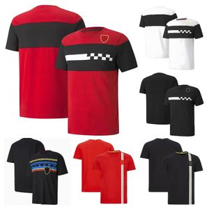 2023 F1 Fans T-shirt Formule 1 Rode Team T-shirts Racing Suit Motorsport Jersey Korte mouw Zomer Casual Oversized T-shirt met print