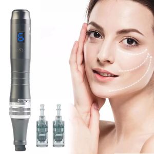 Lifting du visage sans aiguille hyaluronique stylo acide lèvres stabilisateur thesera stylo mésothérapie rides lisse dr stylo M8