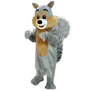 2022 Factory Direct verkoop Kerstmis Squirrel Mascot Mascot Party Jurk Suit Costume Carnival Event