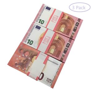 2022 Faux billets de banque 5 10 20 50 100 dollars Euros réalistes accessoires de barre de jouets copie monnaie film argent Faux-billets 100 pièces PackGMOC