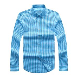 2022 Otoño/Invierno nuevas camisas a cuadros de manga larga para hombres 100% camisa de algodón para hombres sin bolsillo camisas casuales de moda tamaño S-3XL
