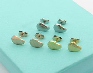 2022 Fashion Brand Love T Stud Paring Classic Luxury Designer Penrings for Women 316L Titanium Steel Steelped 18K Gold Earr6208822