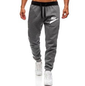 2022 Marque de mode Pantalon de survêtement pour hommes Pantalon long Survêtement Fitness Entraînement Joggers Pantalon de survêtement Automne Printemps Pantalon gris de haute qualité