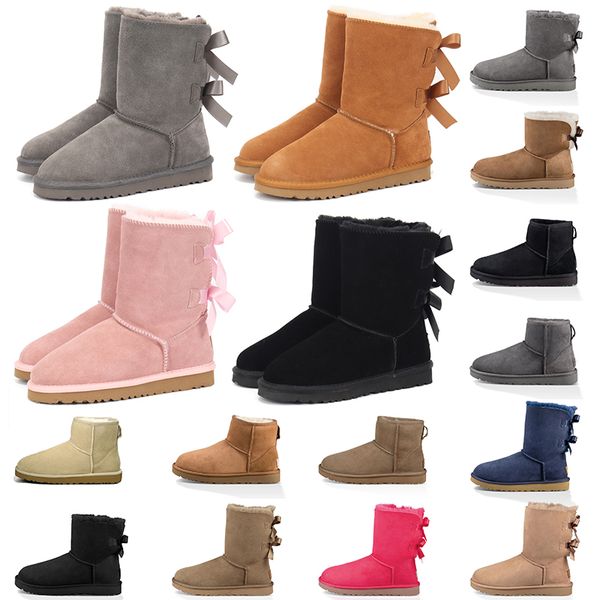 ugg Bottes de créateur de mode australiennes hiver neige garder les chevilles chaudes chaussures de sport épaisses