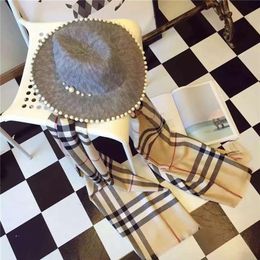 2022 Moda Classic Lattice Men Soft B Bufanda Cashmere Plaid Bufandas Mantón UNISE Wraps Pashmina Diadema Muffler280N