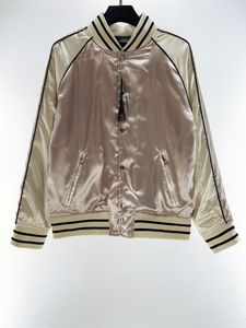 2022 modeontwerper Mens Jacket Men Woman Coat Sport Jackets Dames Sweatshirt Zwart Champagne Pink Baseball -uniform Lange mouw Hip Hop Winter Kleding