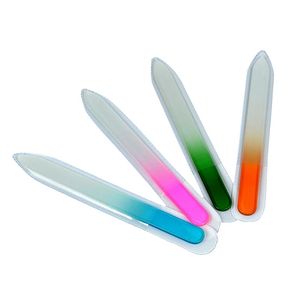 2022 Fashion Glass Nail File File Buffing arena para clavos Art Beauty Makeup Herramienta Durable Crystal Glass File Manicure