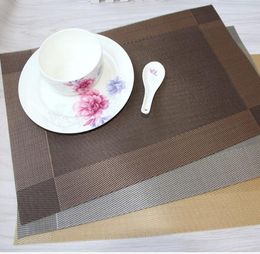 2022 mode impression PVC napperon sous-verres coussinets Table de dîner tapis isolation thermique Table à manger tapis napperons tapis antidérapant