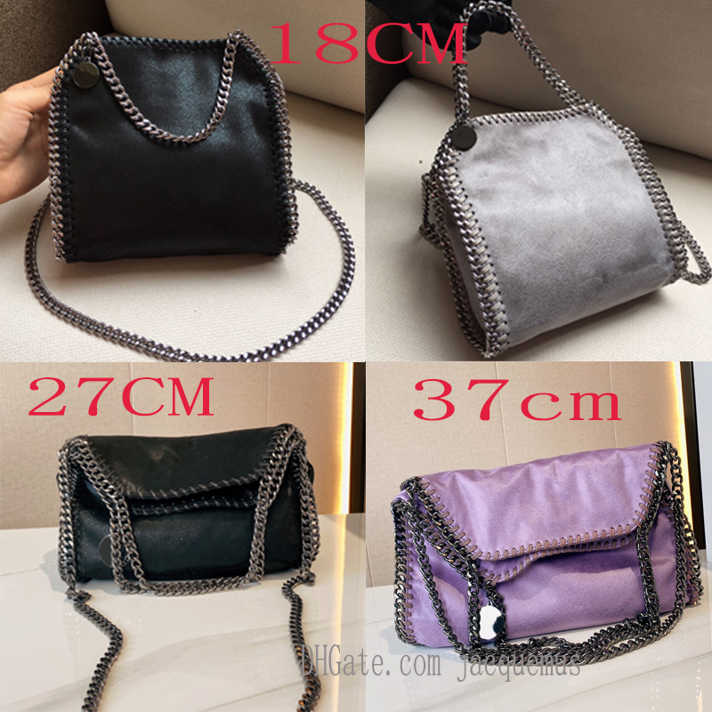 3Size Fashion Womens Bags Falabella Handbag Stella Mccartney Designer mini medium large leather pvc shopping bag handbags 18cm 27cm 37cm
