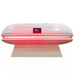 Fashional-tratamiento de terapia de luz LED roja infrarroja de cuerpo completo, quemagrasas, pérdida de peso, estiramiento de la piel, cama de fisioterapia