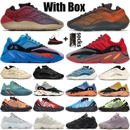 Avec boîte 2024 OG Hommes Femmes Chaussures de course Tricot Baskets respirantes Hommes des chaussures Schuhe scarpe zapatilla Baskets de sport de mode en plein air Taille 36-46
