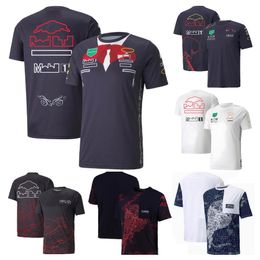 T-shirt de pilote de Formule 1, T-shirt d'été à manches courtes, costume de course d'équipe, Fans de Jersey, hauts surdimensionnés à la mode, 2023