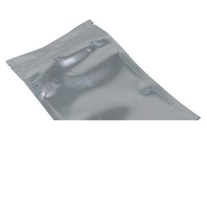 2022 Feuille d'aluminium transparente avant Valve refermable Fermeture à glissière Emballage de détail en plastique Sac Mylar Zip Pochettes de stockage des aliments Ziplock Mylar Foil