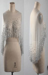 Enveloppes de perles de cristal à paillettes, pour robe de soirée, bal de promo, vestes boléro de mariage pour occasions spéciales, châle, 2022, 6656590