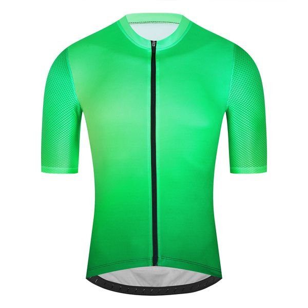 2024 verde verano camiseta de ciclismo profesional equipo transpirable carreras deporte bicicleta Tops hombres ropa de bicicleta corta M36