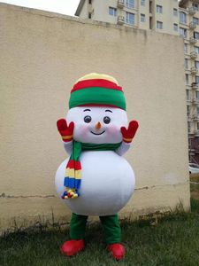 2022 Halloween petit garçon bonhomme de neige Mascotte Costume Cartoon Anime thème personnage Noël Carnaval Fête Fantaisie Costumes Tenue Adulte