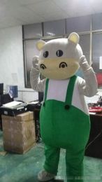2022 Disfraz de mascota de vaca lechera de Halloween Dibujos animados de calidad superior Vaca verde Anime tema personaje Adultos Tamaño Fiesta de cumpleaños de Navidad Traje al aire libre