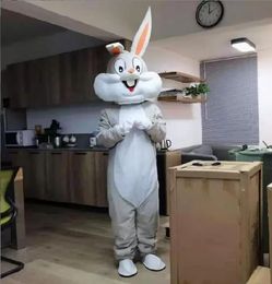 Costumes de mascotte d'Halloween 2022, vêtements de poupée de dessin animé de lapin, vêtements que les gens portent, accessoires pour activités publicitaires