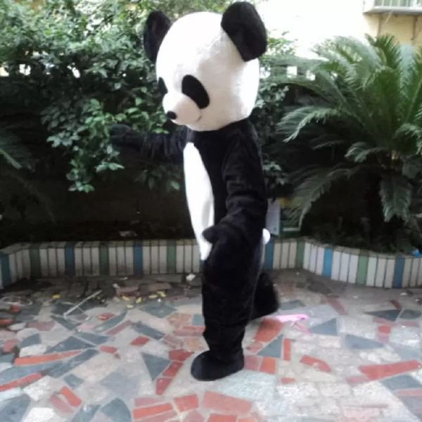 2022 Halloween Panda Costume De Mascotte De Haute Qualité personnaliser Animal De Bande Dessinée Anime thème personnage Taille Adulte De Noël Fête D'anniversaire Fantaisie Outfit