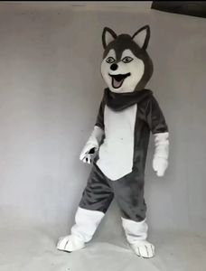 2022 Halloween Wolf Mascotte Kostuum Topkwaliteit Cartoon Pluche Dier Anime Thema Karakter Volwassen maat Kerst Carnaval Festival Fancy Dress
