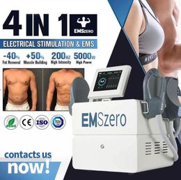 2022 HIEMT Sculpting EMSlim Neo RF HI-EMT Machine Stimulateur musculaire EMS Brûleur de graisse électromagnétique Mise en forme ABS Toning Beauty Equipment avec 4 poignées rf