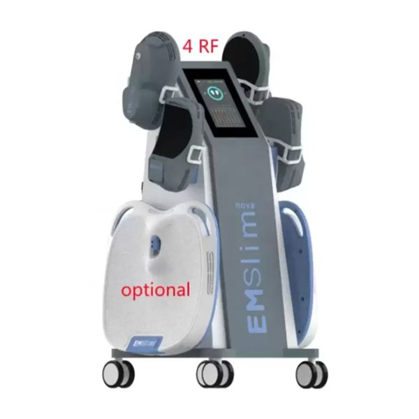 Machine électromagnétique EMS focalisée de haute intensité, appareil amincissant pour le renforcement musculaire, 4 poignées, Emslim Bodysculpt Nova Rf, 2024