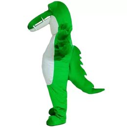 2022 haute qualité crocodile vert mascotte Costume personnage de dessin animé taille adulte